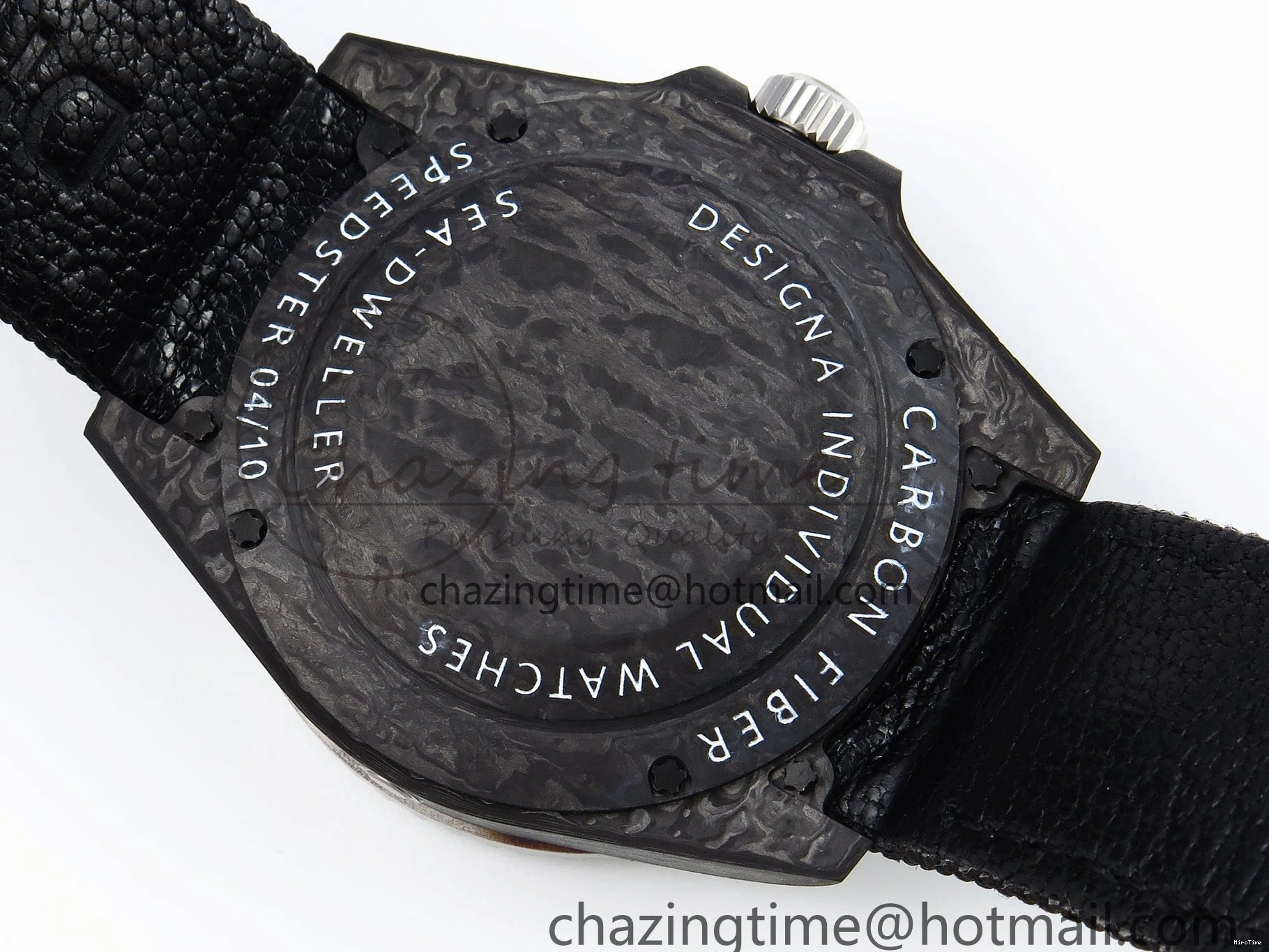 MiroTime 0311 QuickDry Sea Dweller 43mm Carbon DIWF Best Edition Graffiti Dial on Black Nylon Strap A 1669